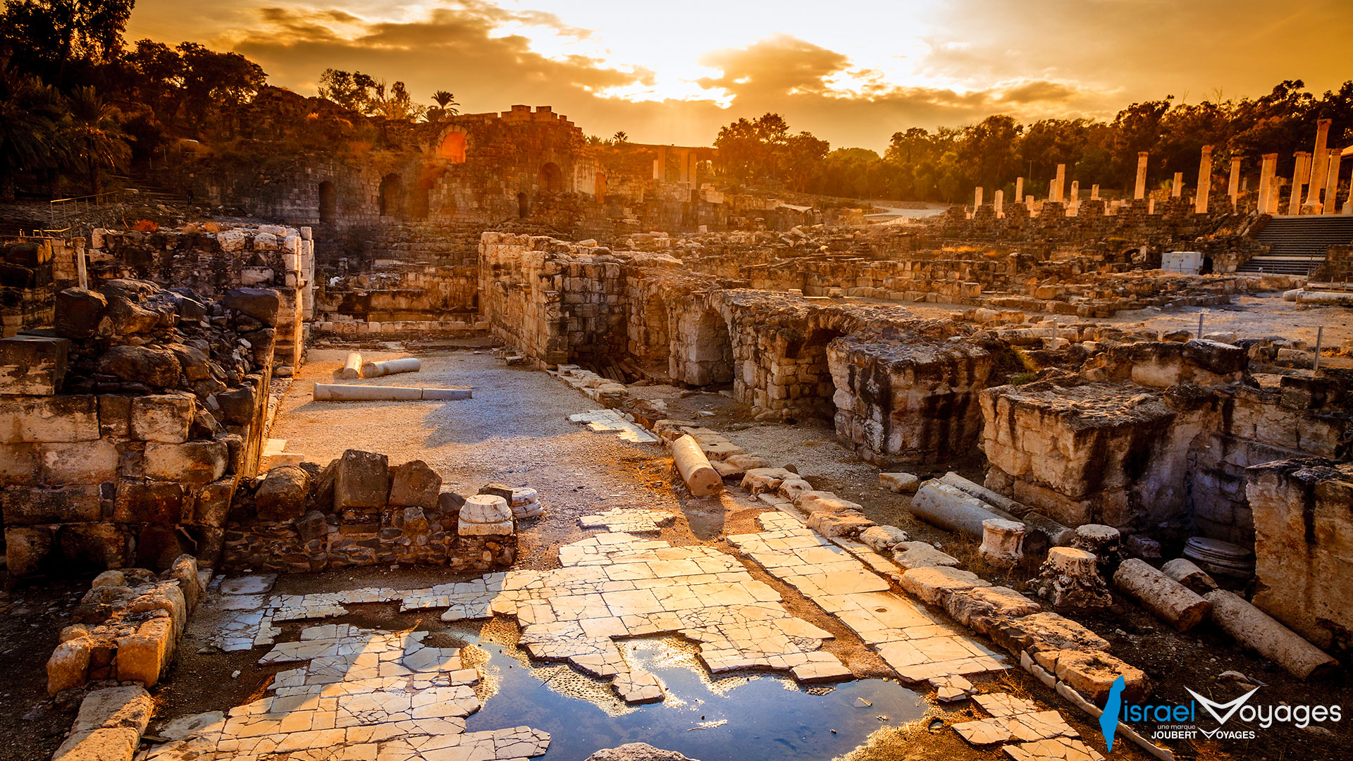 Ruines antiques de la ville de Beit She'an