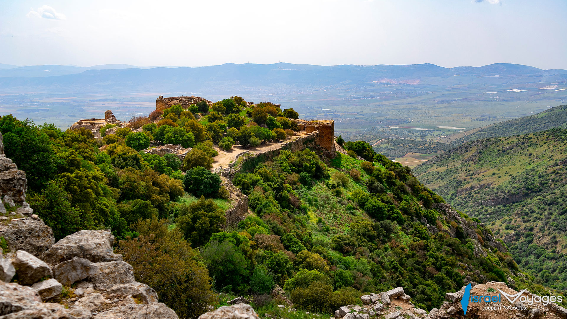 Ruines de la forteresse de Nimrod sur les hauteurs du Golan