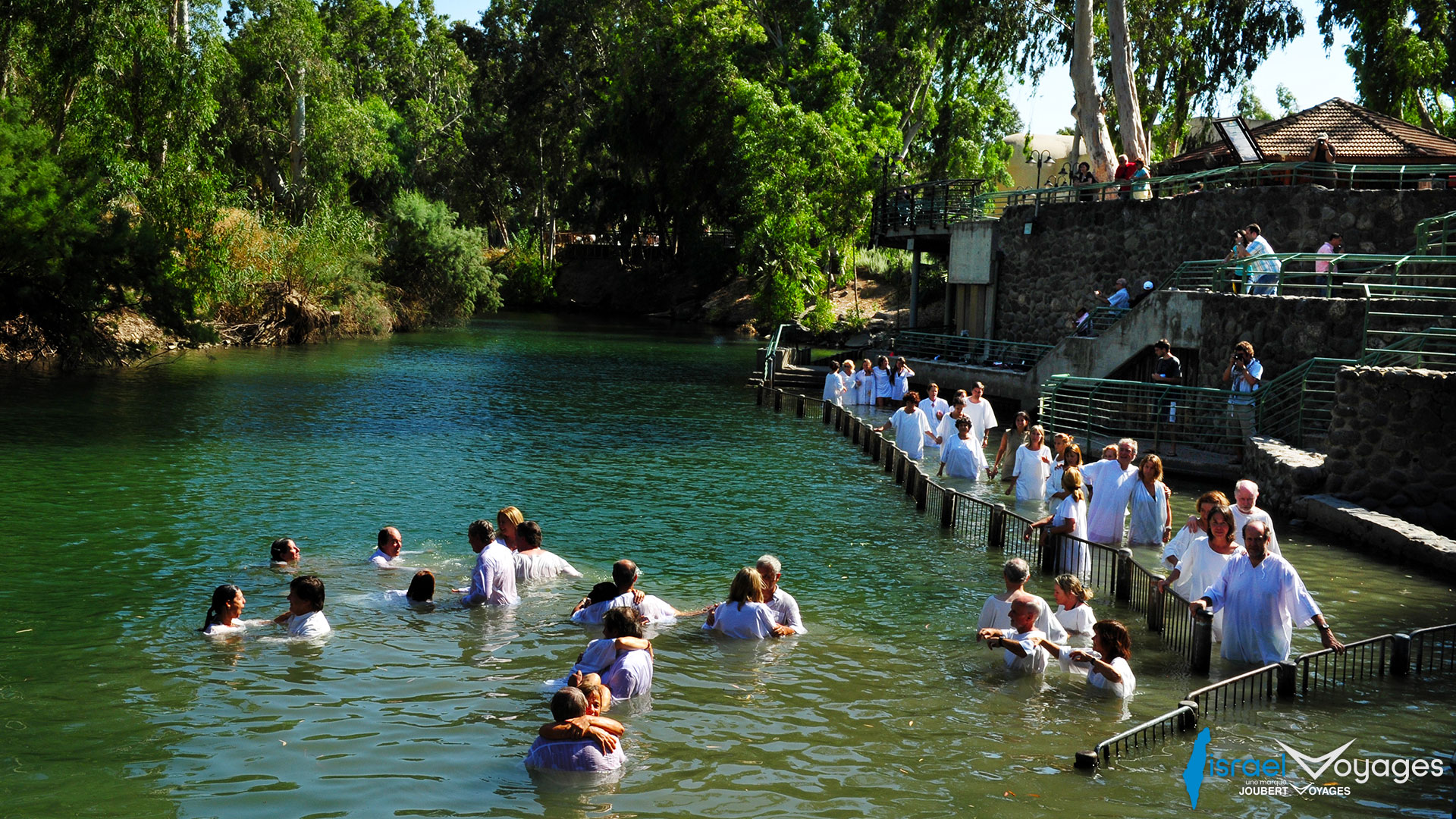 Yardenit, le site du baptême de Jésus, sur le Jourdain